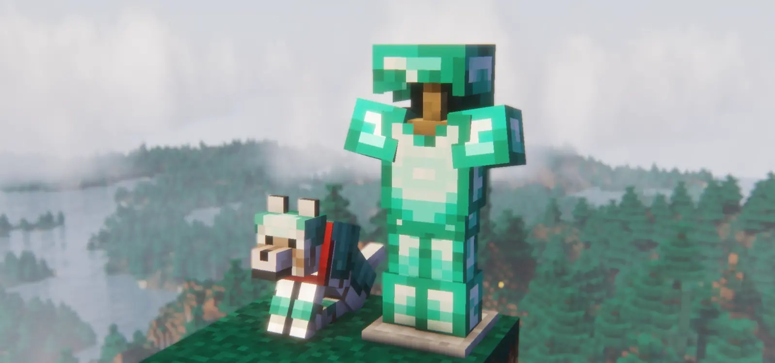 A photo showcasing the Verixium Armor Set