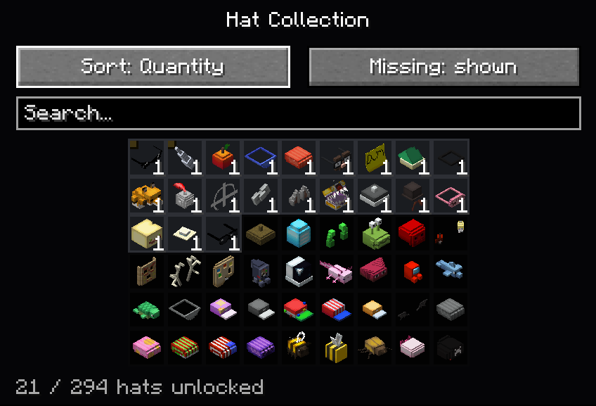 Simple hats collection preview