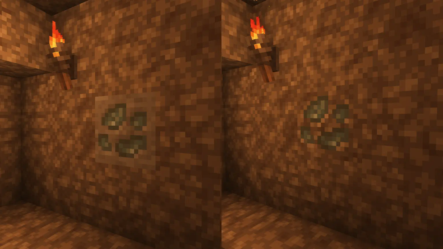 Example image comparing the before and after