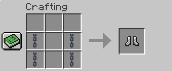 You can craft chainmail boots using 4 chains.