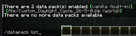 Datapack List