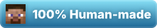 100% Human-made badge (No AI Usage)