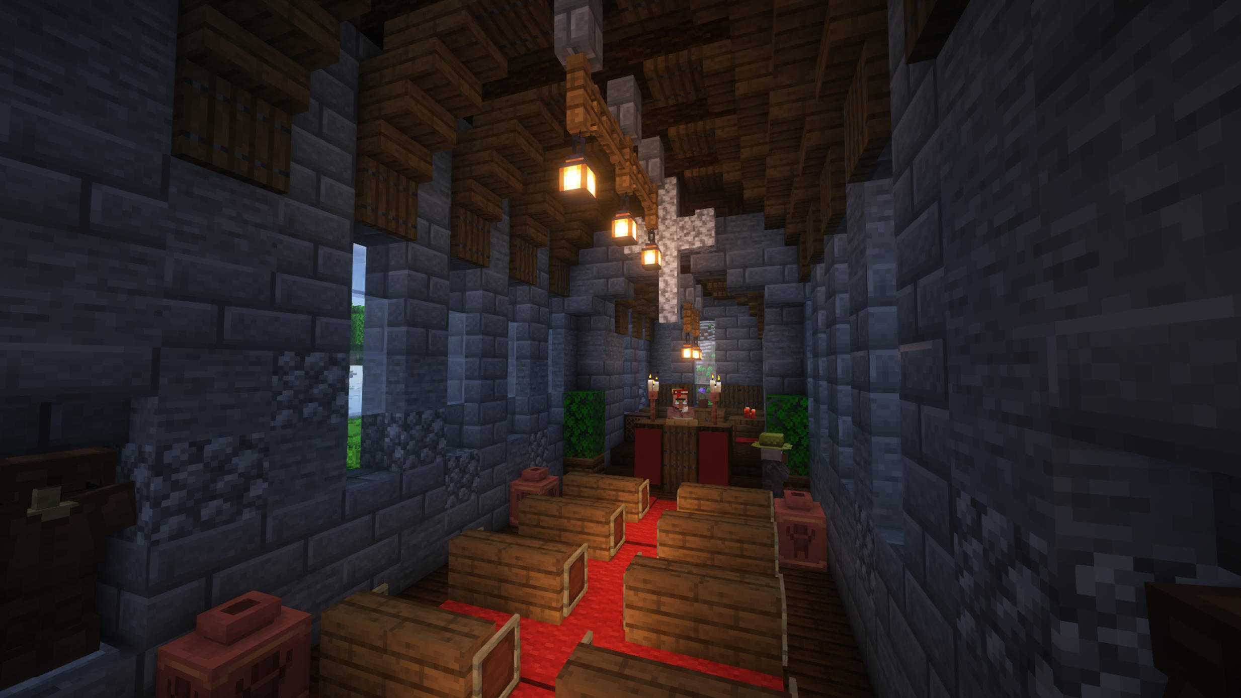 Inside
