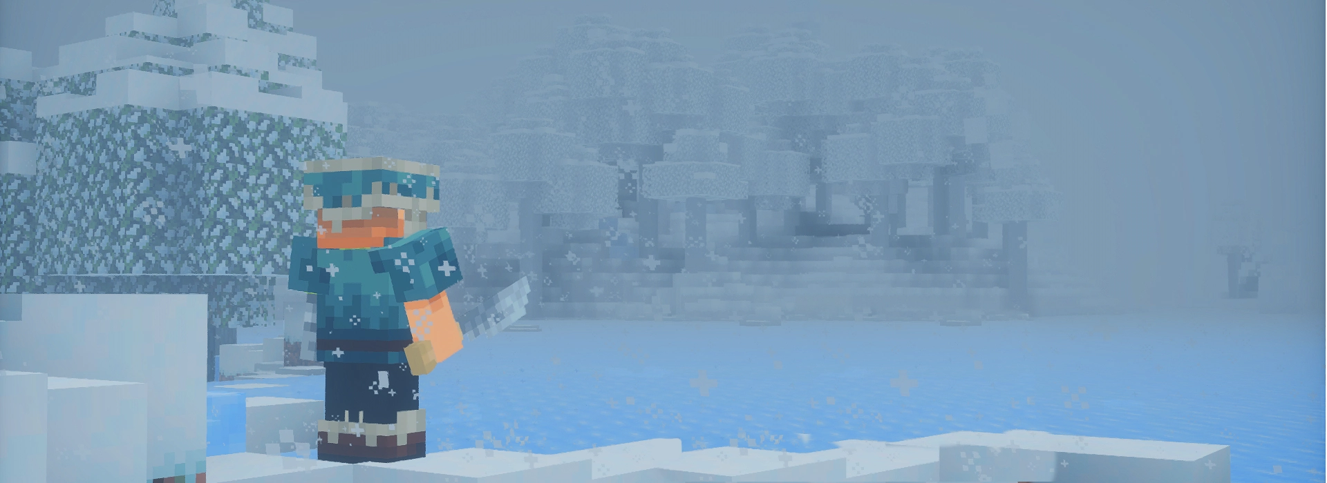 Player looking into distance