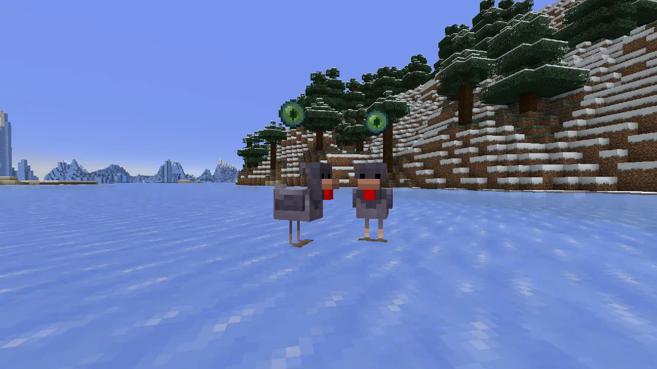 The cold chickens without the warm pig to porse resource pack