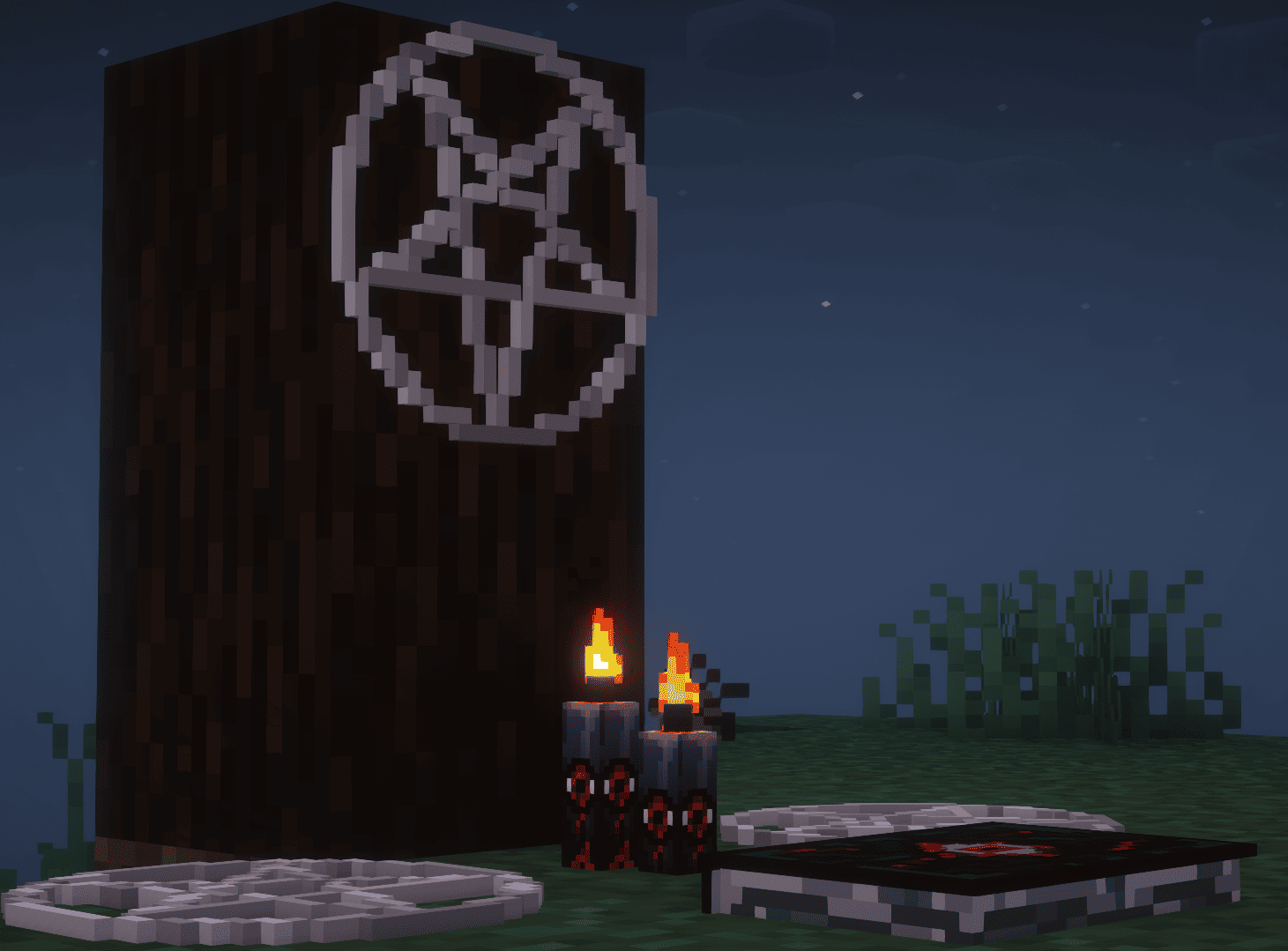 necronomicon and pentagram