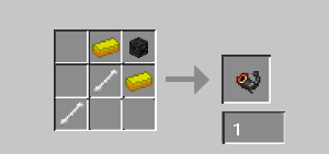 2 bones, 2 gold ingots, 1 wither skeleton skull