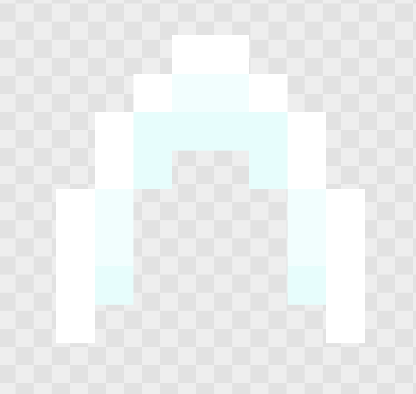 An arrow pointing up / Double jumping cooldown