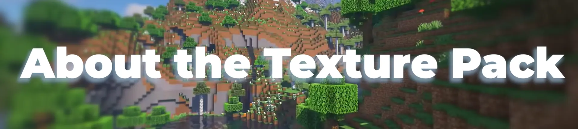 LazurMC Banner of Header Title 'About The Texture Pack'