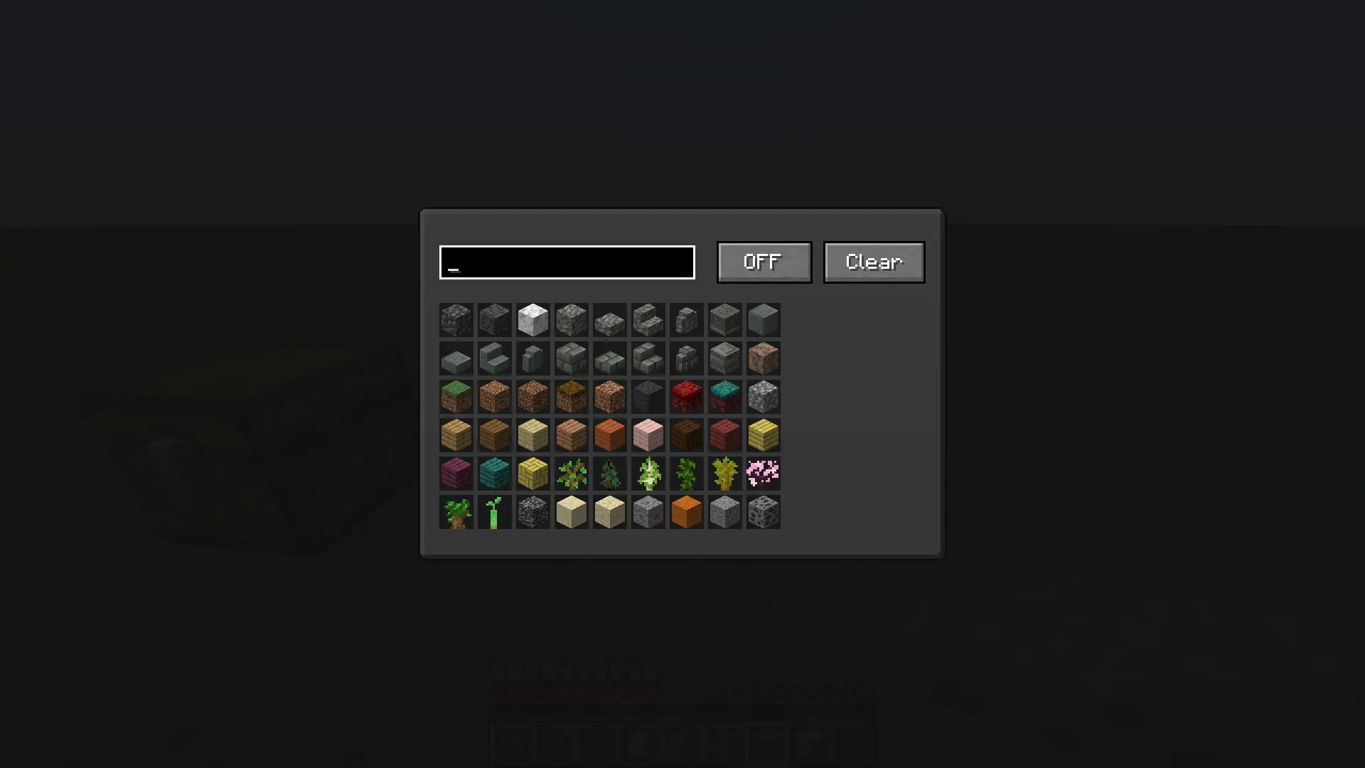 menu for this mod
