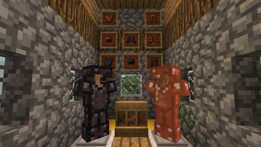 Inside of a house showing the above items