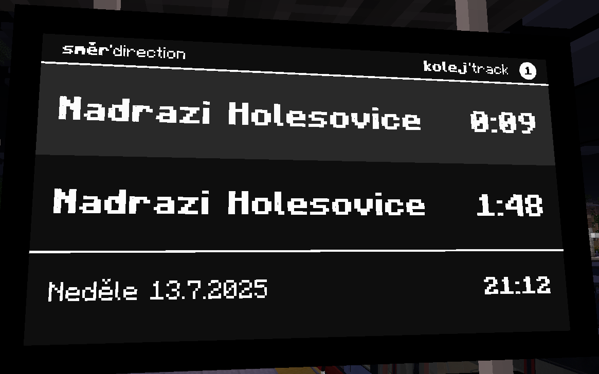 Prague Legible Metro LCD [CZ]