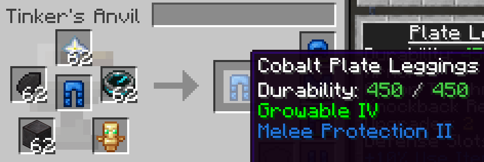 Growable IV Recipe / 成長 IV のレシピ