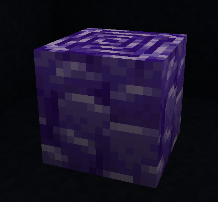 purple ancient debris