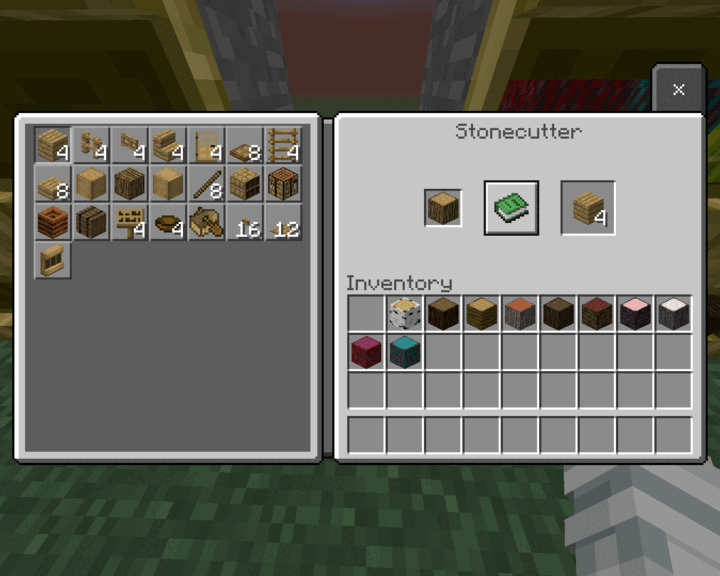 All logs variant excluding stems