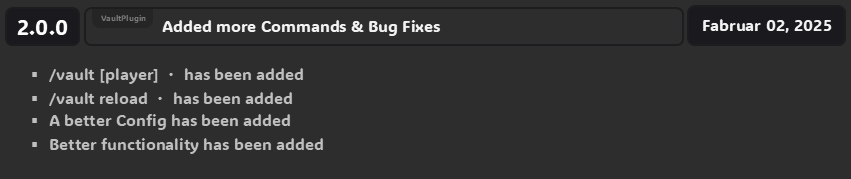 2.0.0 Added more Commands & Bug Fixes