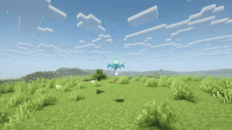 Allay follows player