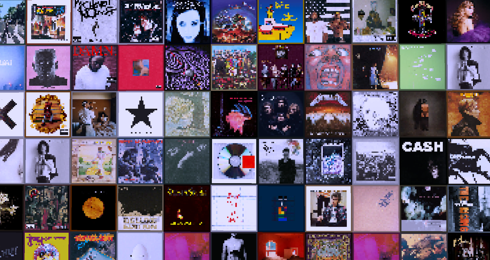 Some of the albums.
