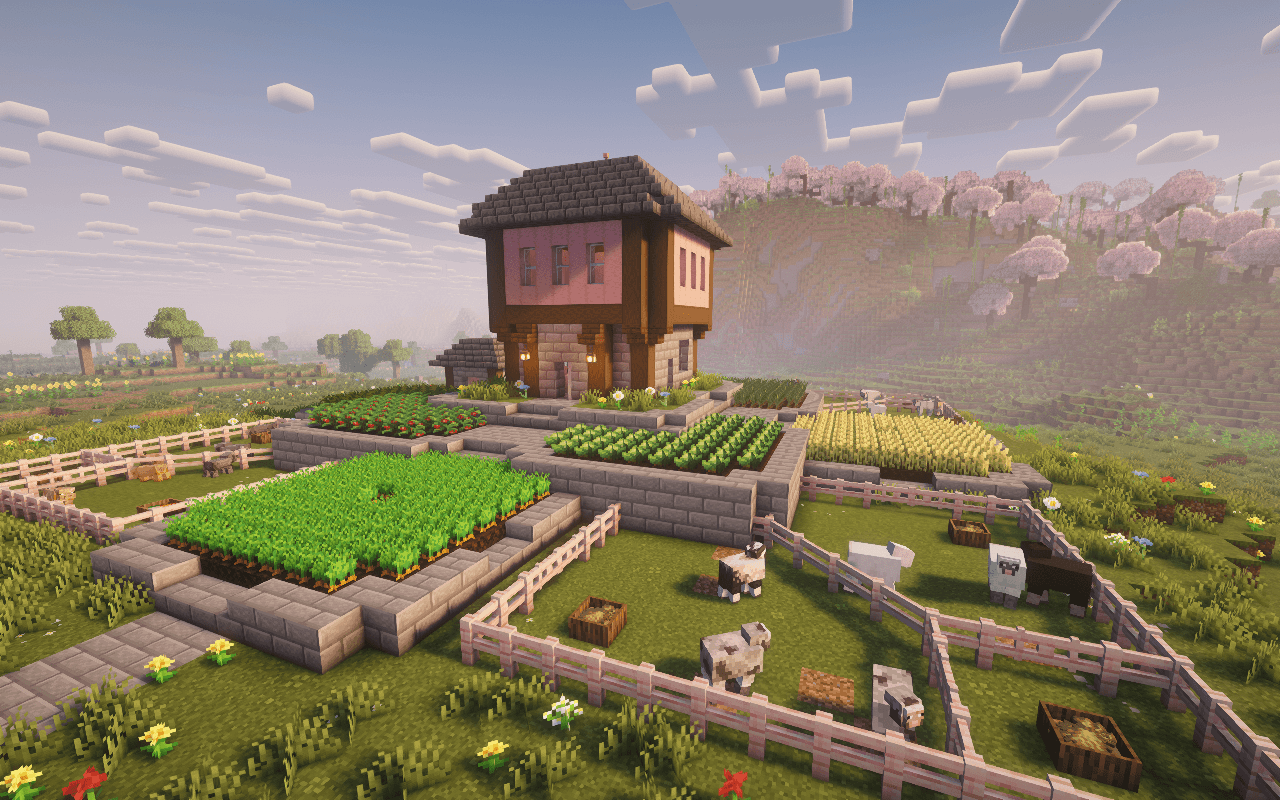 A sunny day at the farm