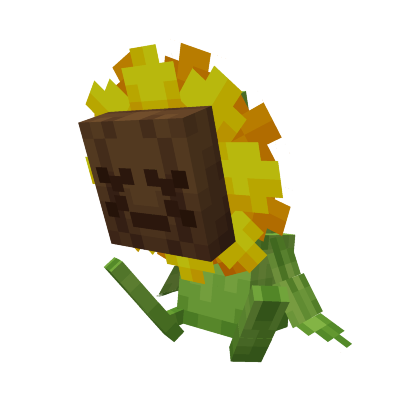 A "Classic" Sunflora, a Sunflora with a brown face, sleeping