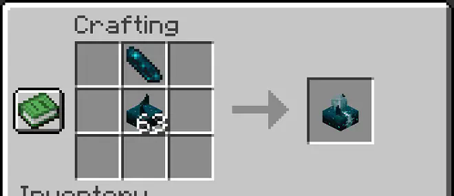 Crafting recipe for Echoing Sculk Sensors