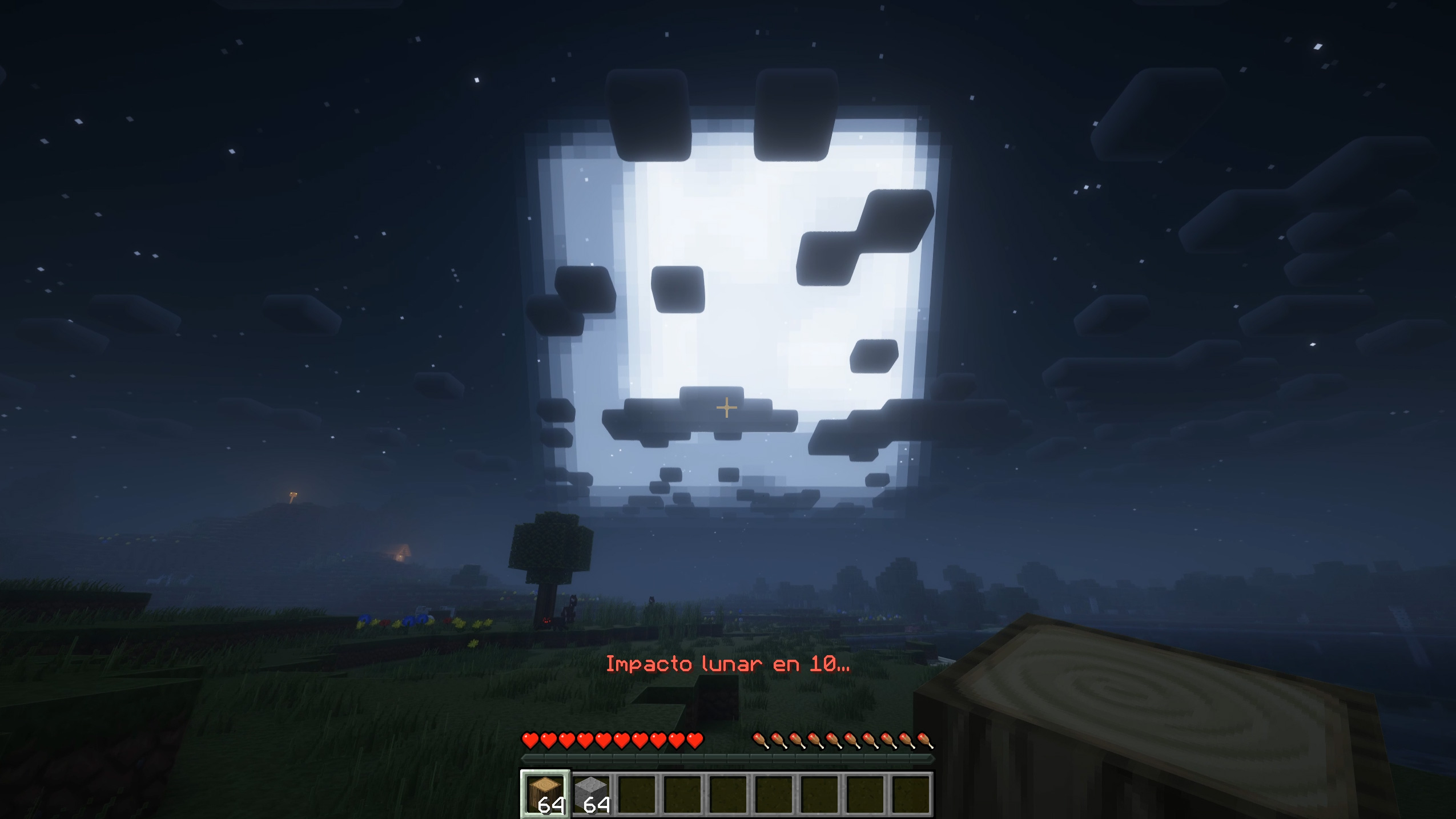 The moon gets bigger and bigger