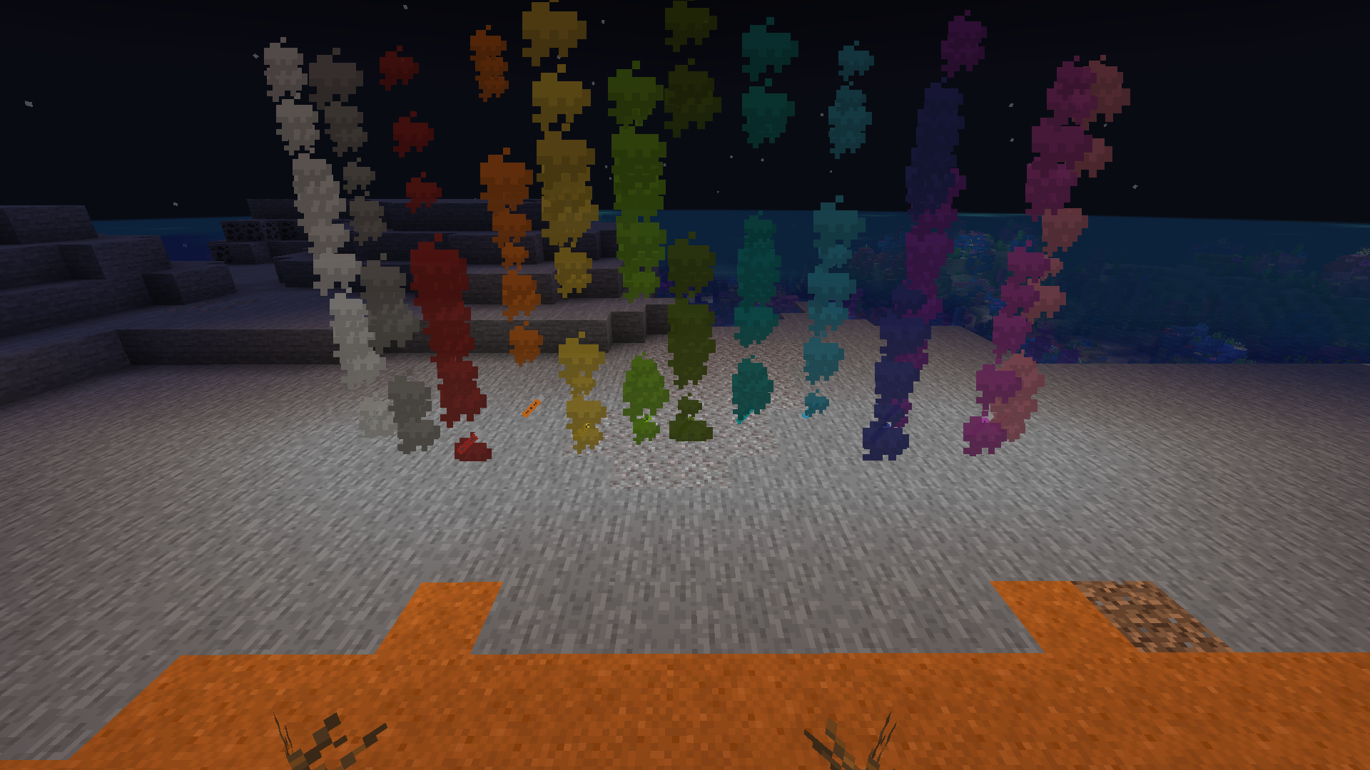 The 13 different colors