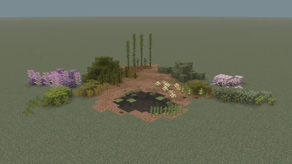 Summer foliage showcase