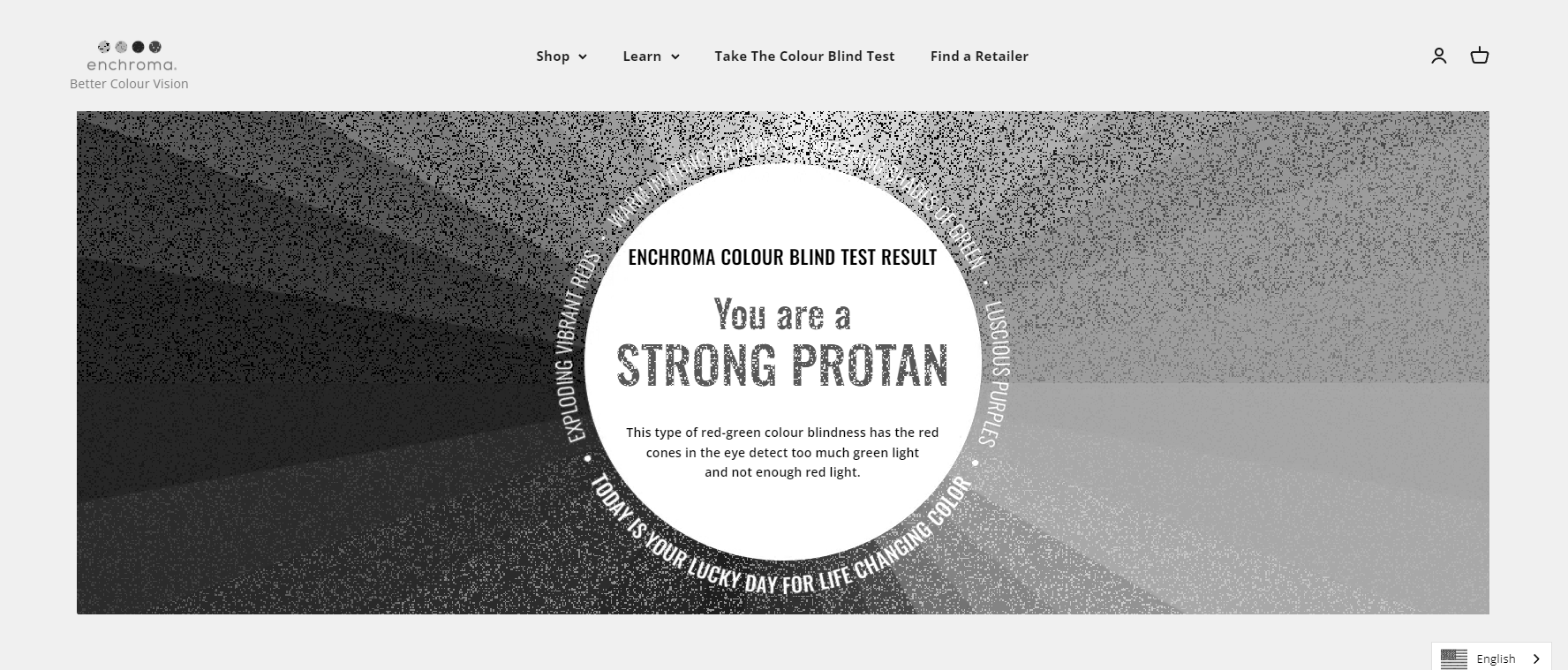 mono-protanopia ishihara plate test result