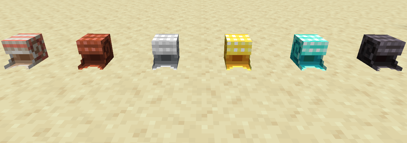 All the shells in one image