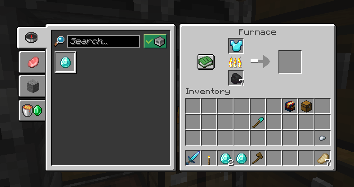 enchanted items can be smelted as well