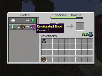 villager trading pulls emeralds from the pouch directly