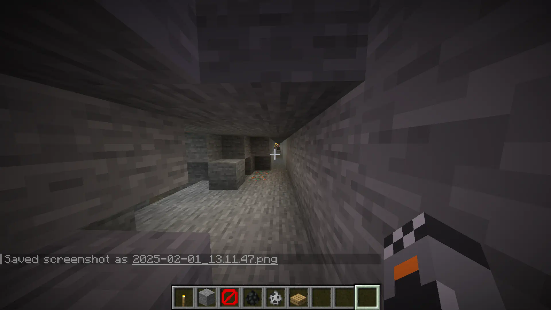 In this image there's a skeleton(with the texture pack).