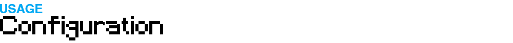 Configuration
