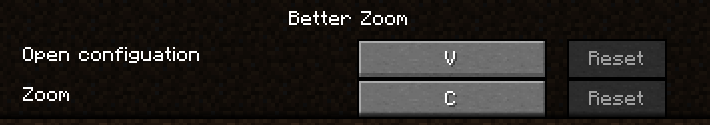Keybinds config ingame