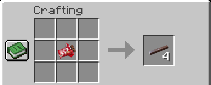 KitKat Bar Crafting Recipe