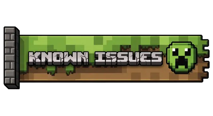 Known Issues