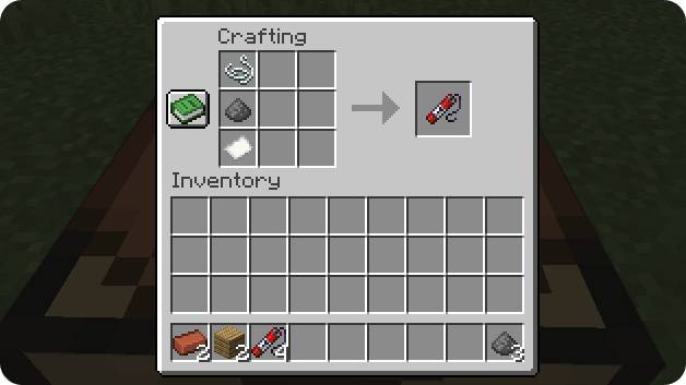 Dynamite crafting recipe