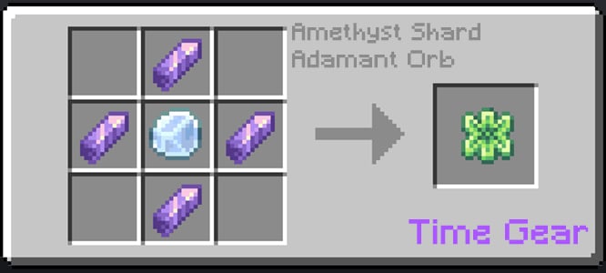 Time Gear Recipe