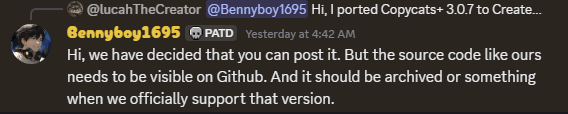 Proof of permission