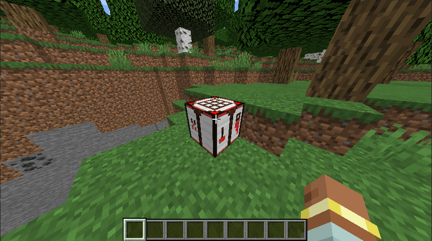They look similar to a crafting table but they are white.