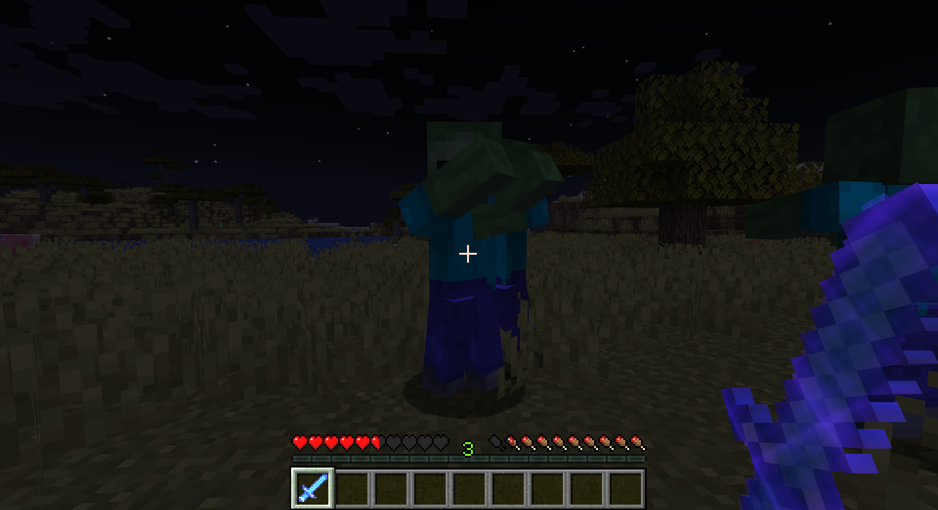 Attacking with a sword
