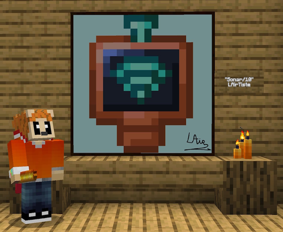 Diamond sonar from Lazy tools mod