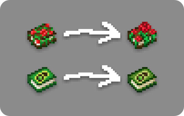 Before & After new Thorns and Mending textures