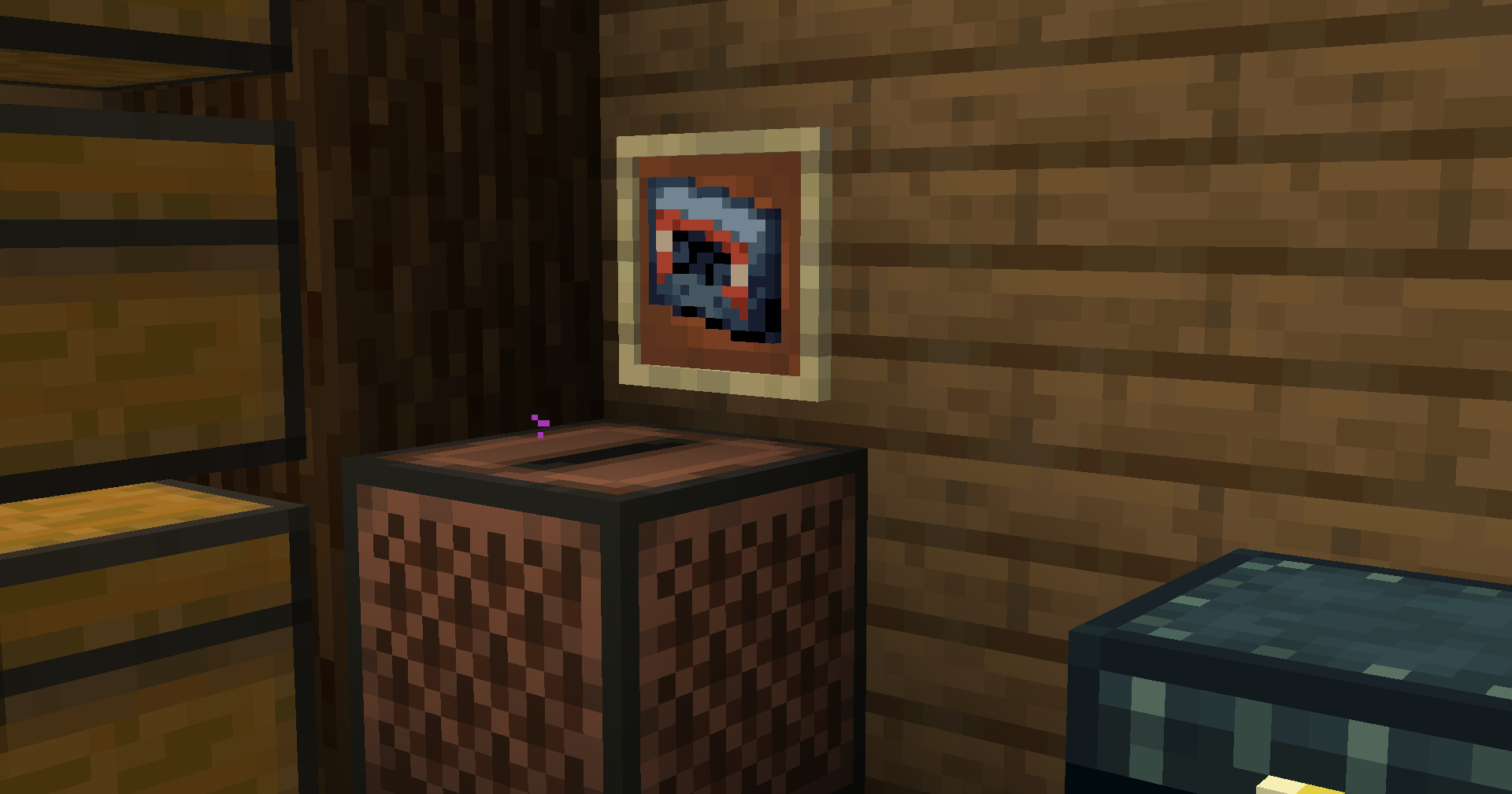 Cassette Tape in Item Frame above Jukebox