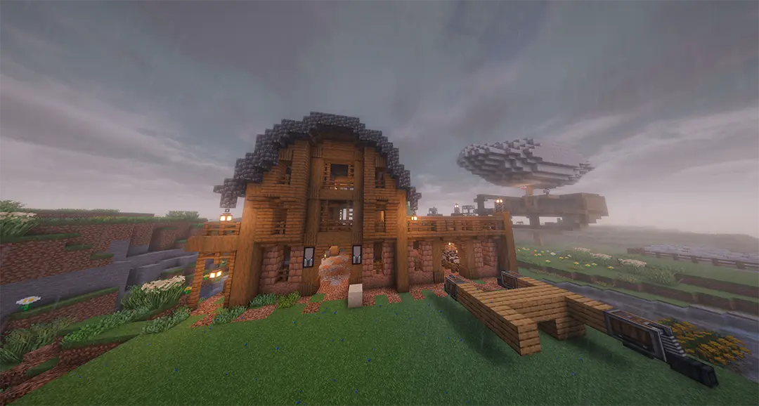 a barn