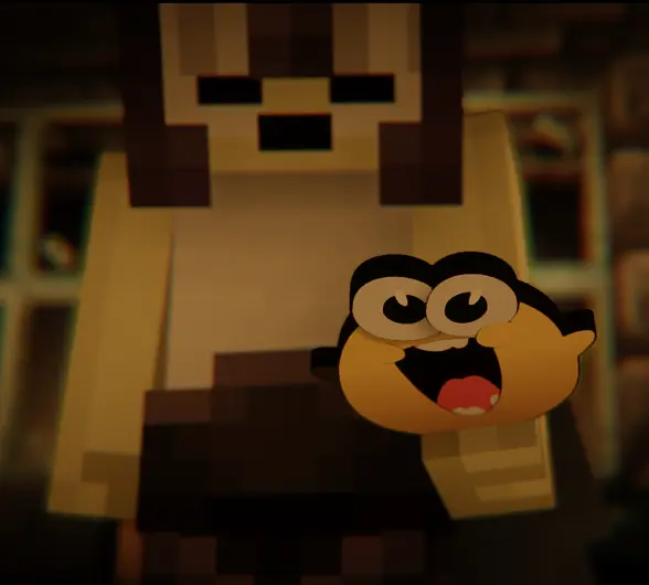 Player holding Retextured Totem of Undying as a Steamhappy face