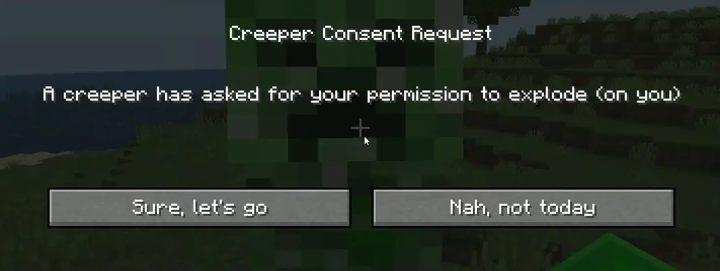 Creeper Consent Request