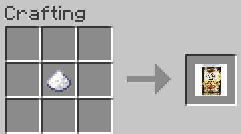 Crafting recipe