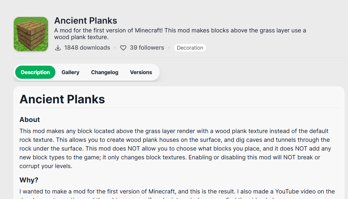 Ancient Planks